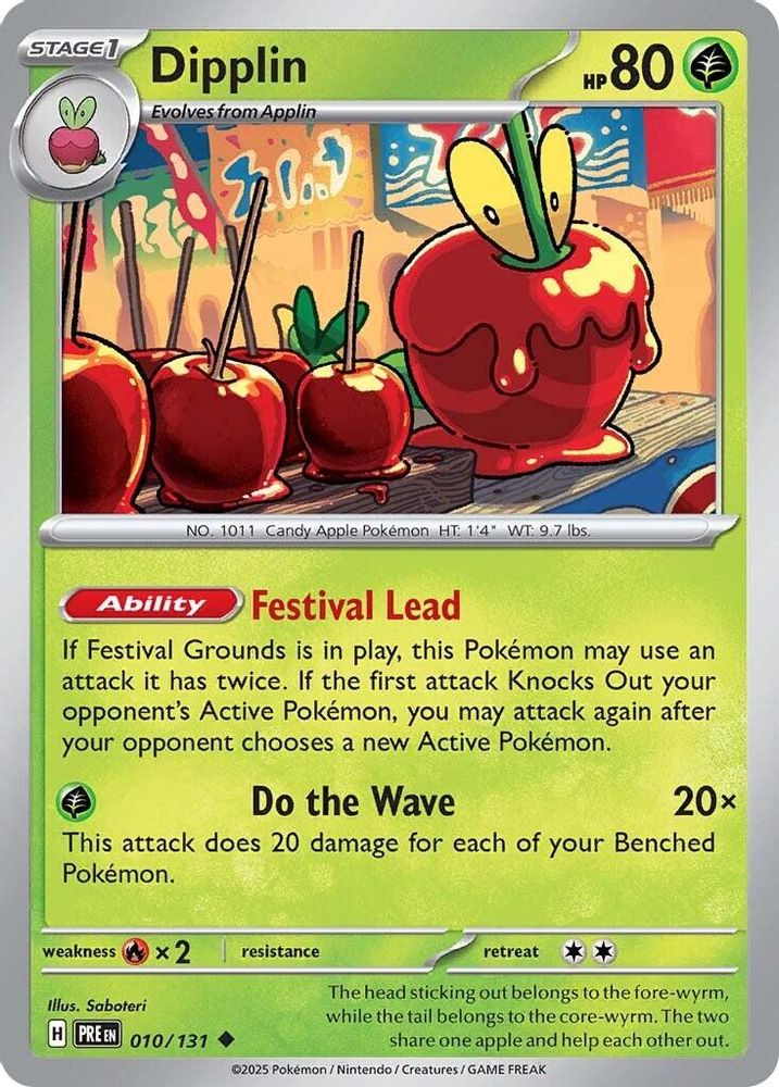 010/131 - Dipplin - Prismatic Evolutions - Uncommon