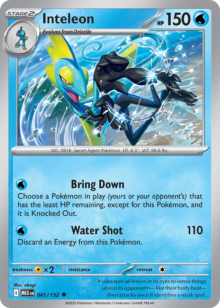 041/132 - Inteleon - Mega Evolution - Uncommon