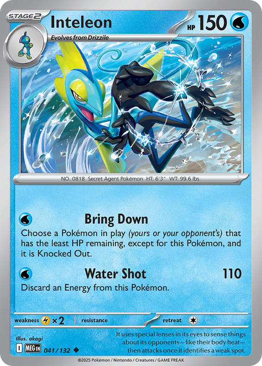 041/132 - Inteleon - Mega Evolution - Uncommon