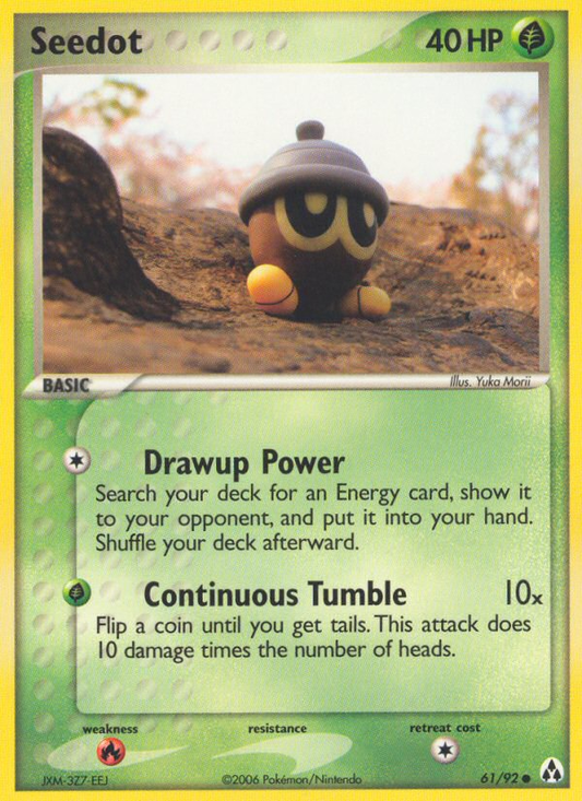 61/92 - Seedot - Legend Maker - Common