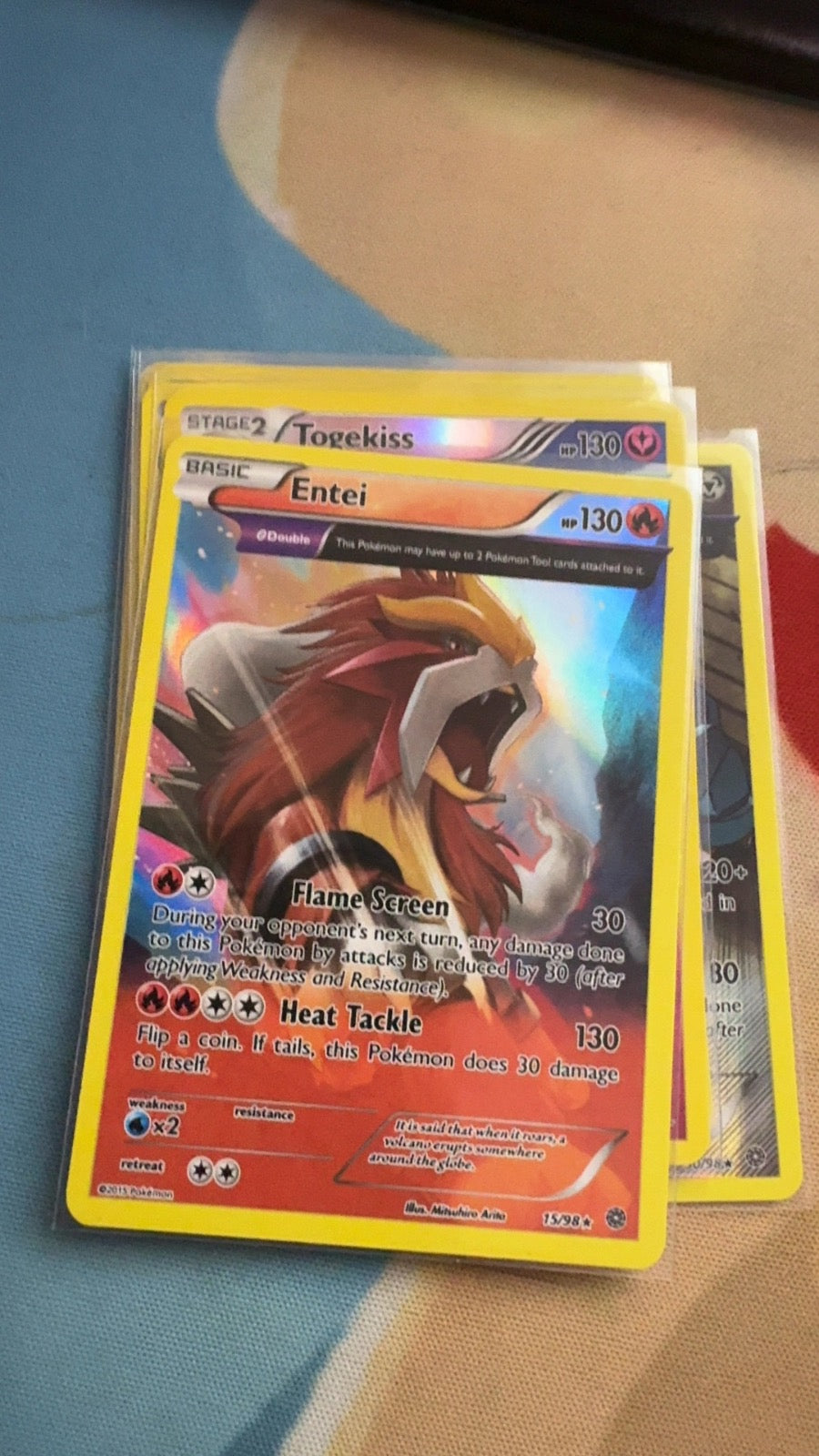 15/98 - Entei HOLO - Ancient Origins - Rare