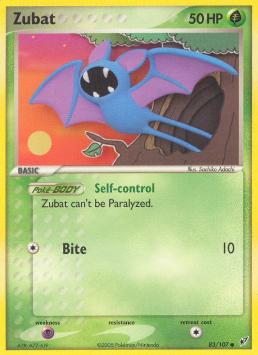 83/107 - Zubat - Deoxys - Common