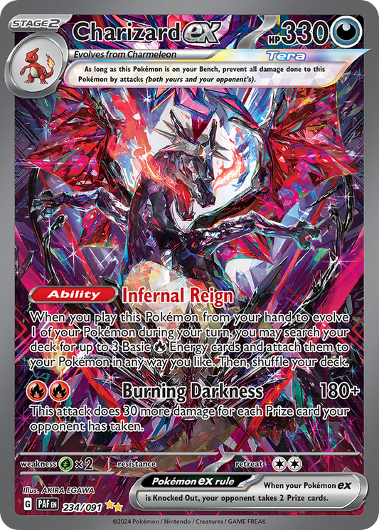 234/091 - Charizard ex HOLO - Paldean Fates - Special Illustration Rare