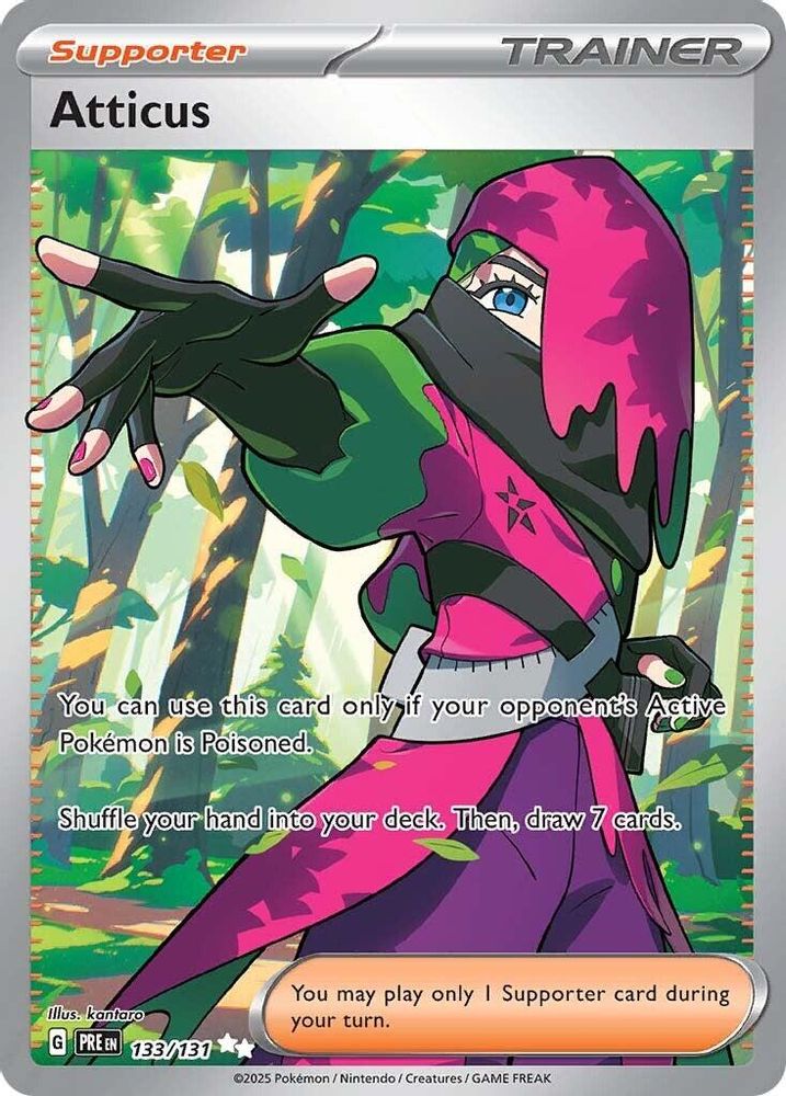 133/131 - Atticus HOLO - Prismatic Evolutions - Ultra Rare