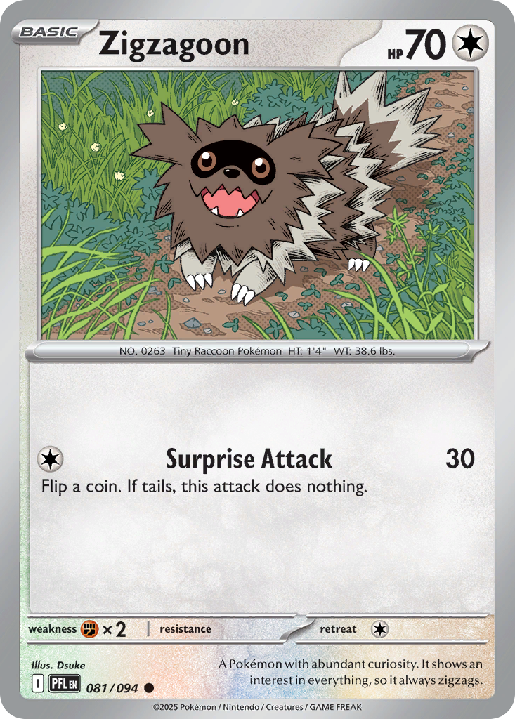 081/094 - Zigzagoon - Phantasmal Flames - Common