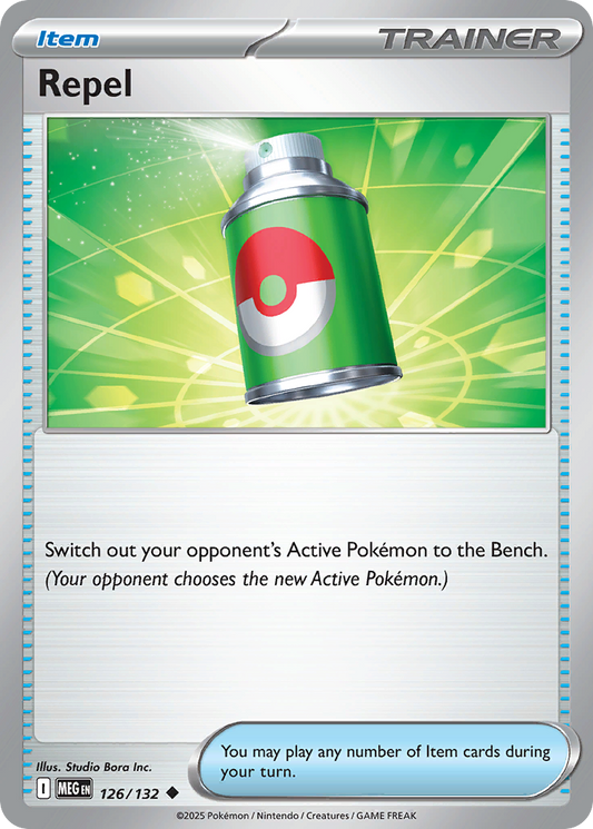 126/132 - Repel - Mega Evolution - Uncommon