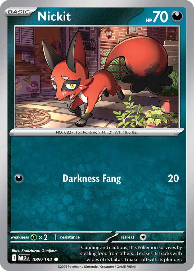 089/132 - Nickit - Mega Evolution - Common