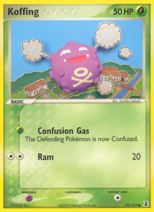 72/113 - Koffing - Delta Species - Common