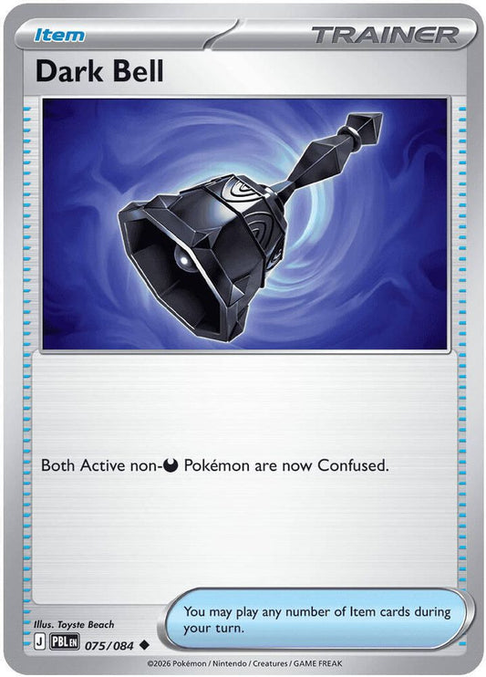 075/084 - Dark Bell REVERSE HOLO - Pitch Black - Uncommon