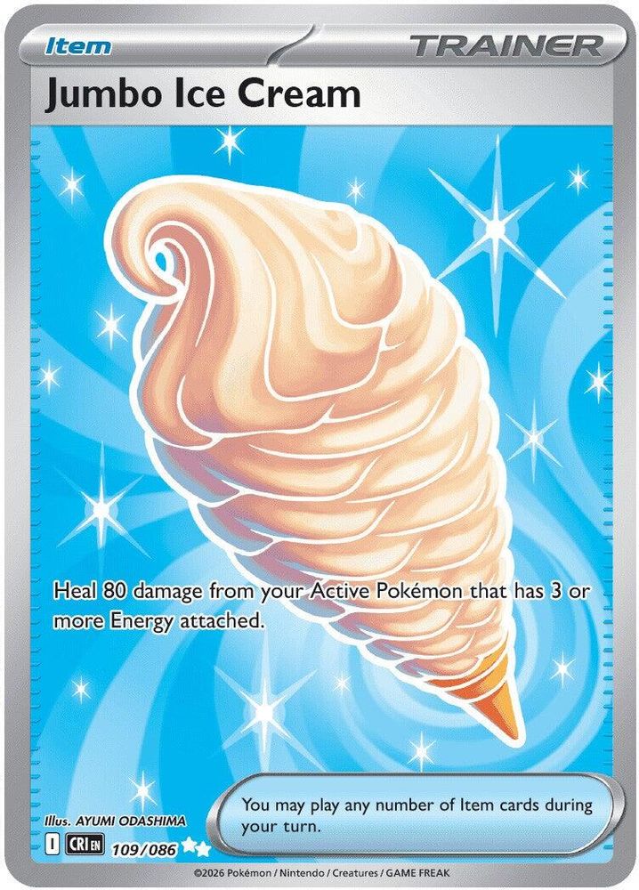 109/086 - Jumbo Ice Cream HOLO - Chaos Rising - Ultra Rare