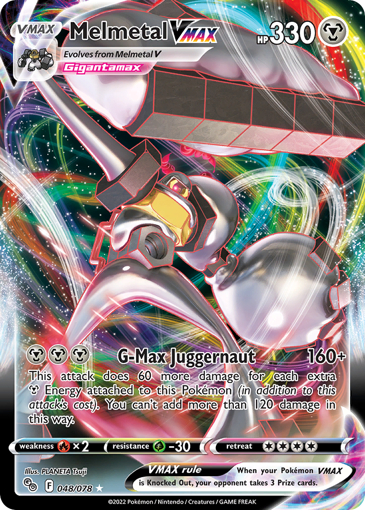 048/078 - Melmetal VMAX HOLO - Pokemon GO - Ultra Rare