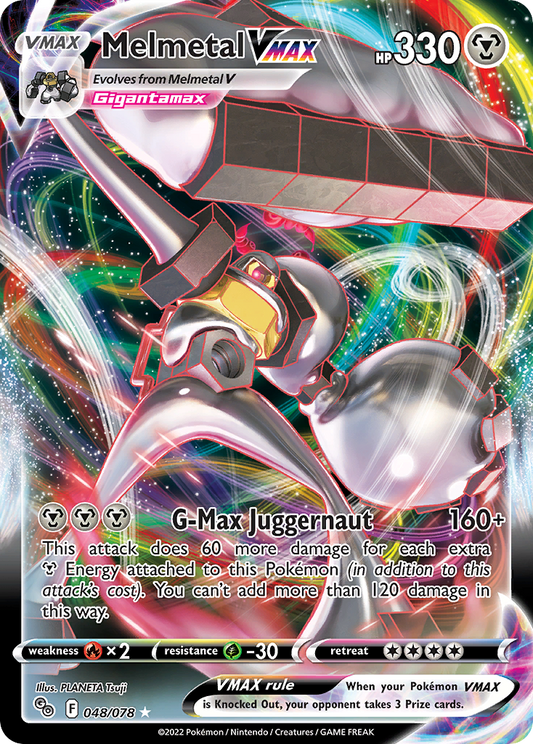 048/078 - Melmetal VMAX HOLO - Pokemon GO - Ultra Rare