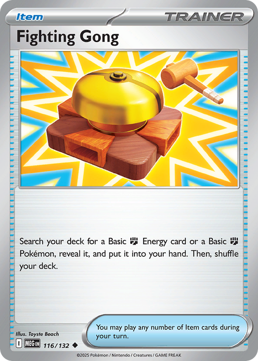116/132 - Fighting Gong - Mega Evolution - Uncommon
