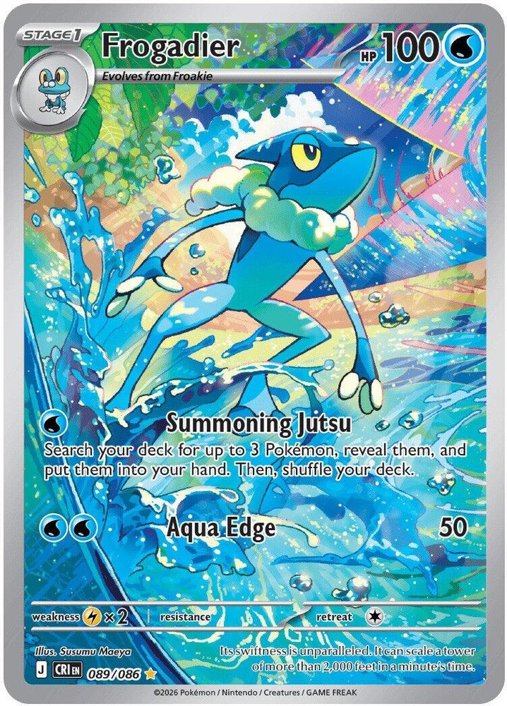 089/086 - Frogadier HOLO - Chaos Rising - Illustration Rare