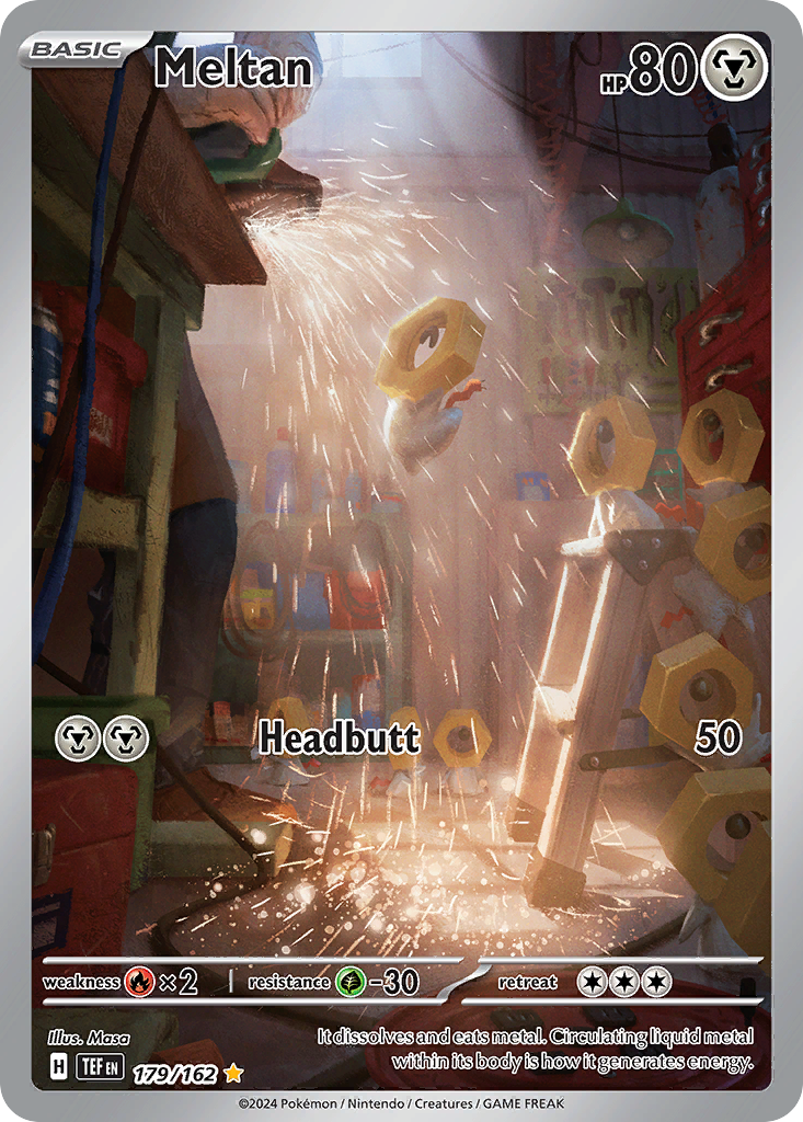 179/162 - Meltan HOLO - Temporal Forces - Illustration Rare