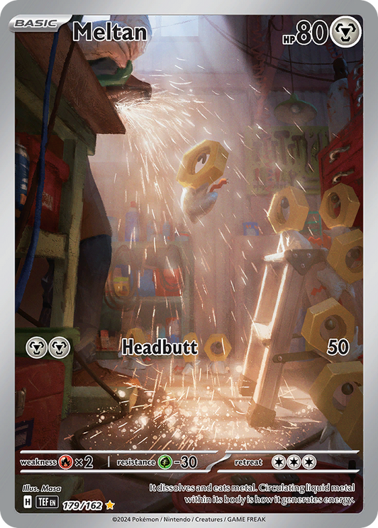 179/162 - Meltan HOLO - Temporal Forces - Illustration Rare