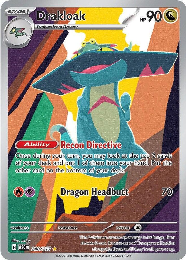 248/217 - Drakloak HOLO - Ascended Heroes - Illustration Rare