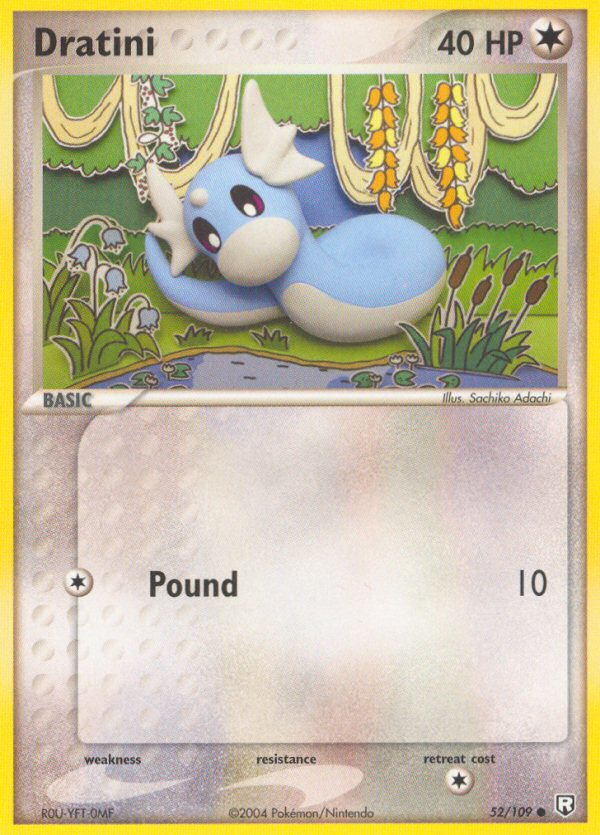 52/109 - Dratini - Team Rocket Returns - Common
