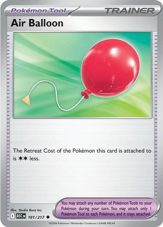 181/217 - Air Balloon - Ascended Heroes - Uncommon