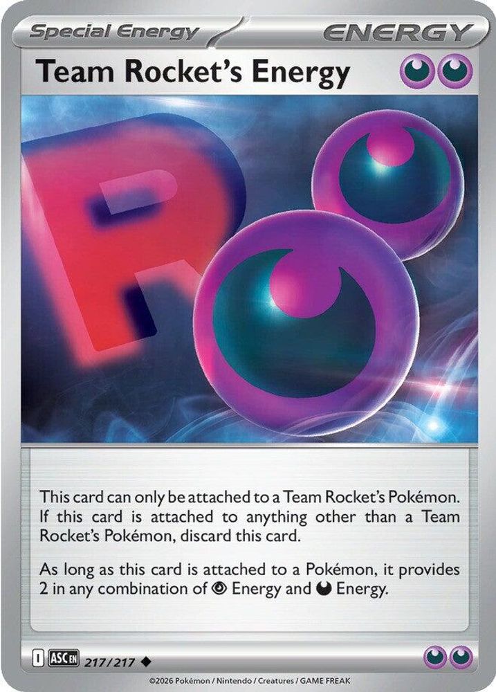 217/217 - Team Rocket's Energy - Ascended Heroes - Uncommon