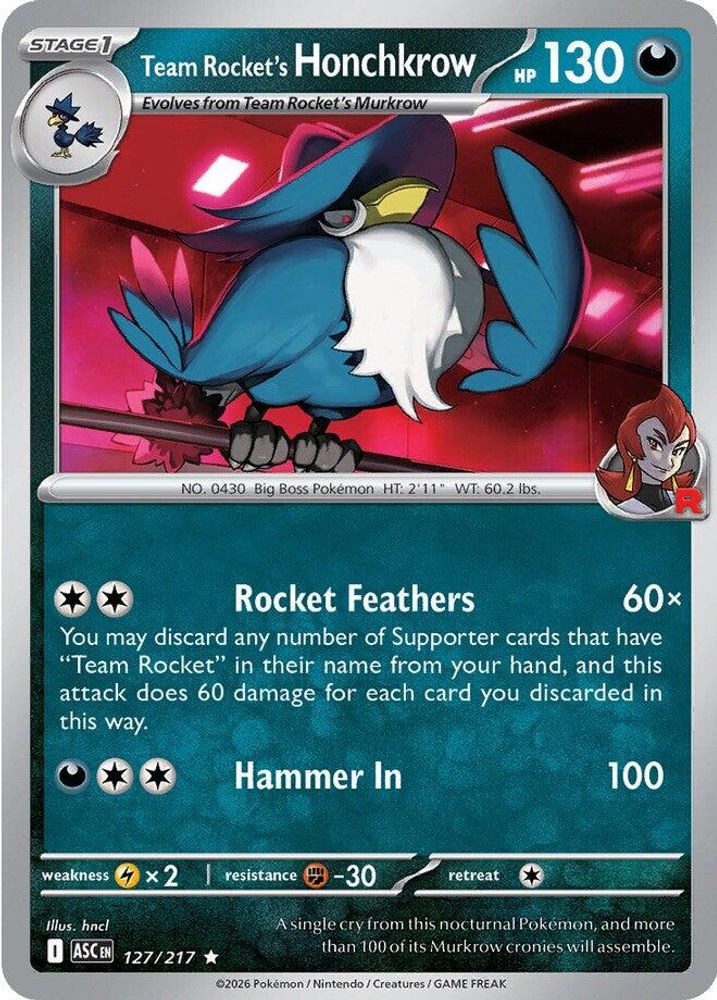 127/217 - Team Rocket's Honchkrow - Ascended Heroes - Rare