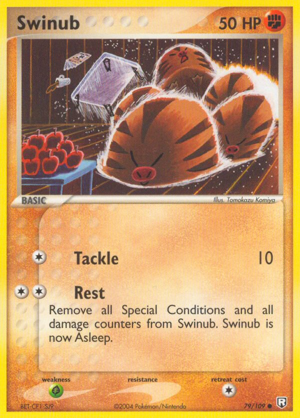 79/109 - Swinub - Team Rocket Returns - Common