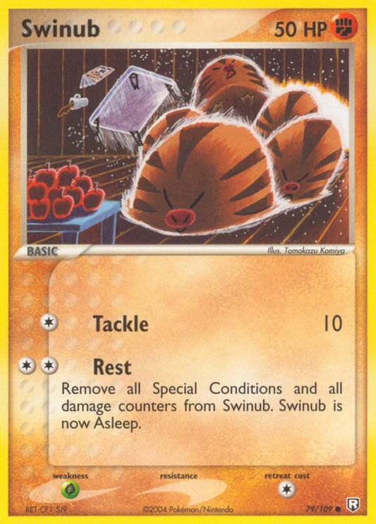 79/109 - Swinub - Team Rocket Returns - Common