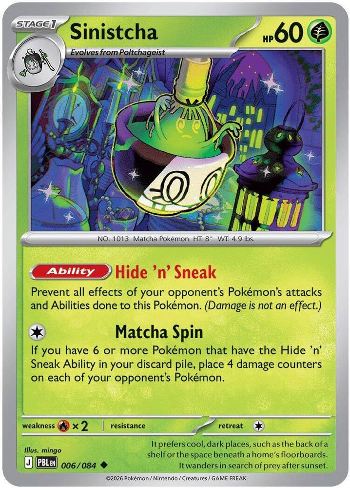 006/084 - Sinistcha - Pitch Black - Uncommon