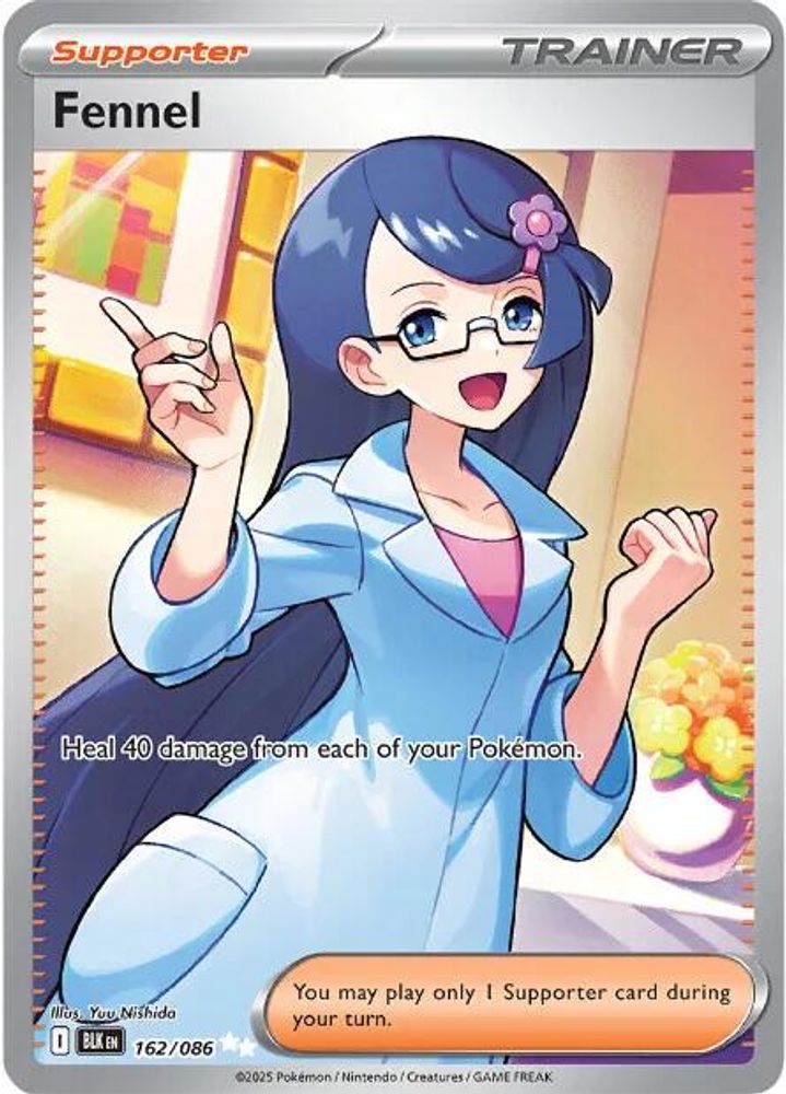 162/086 - Fennel HOLO - Black Bolt - Ultra Rare