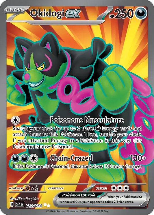 082/064 - Okidogi ex HOLO - Shrouded Fable - Ultra Rare