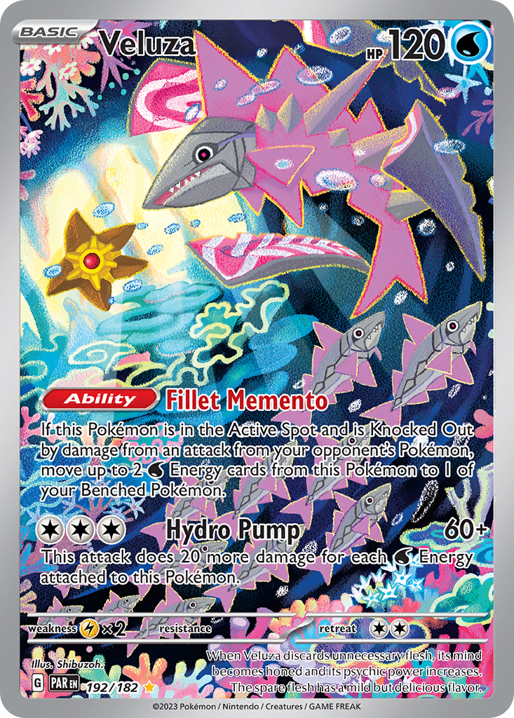 192/182 - Veluza HOLO - Paradox Rift - Illustration Rare