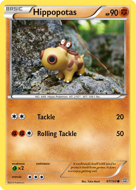87/160 - Hippopotas - Primal Clash - Common