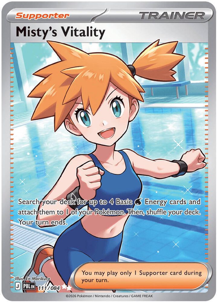 111/084 - Misty's Vitality HOLO - Pitch Black - Ultra Rare