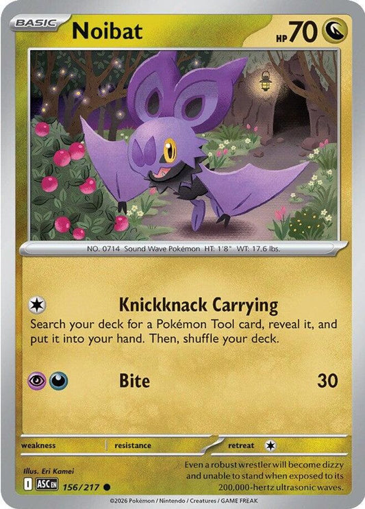 156/217 - Noibat - Ascended Heroes - Common
