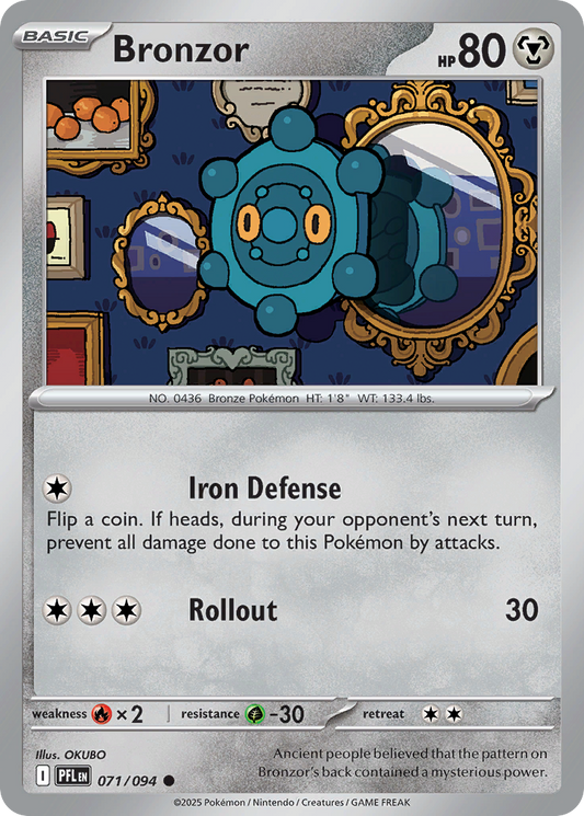 071/094 - Bronzor - Phantasmal Flames - Common