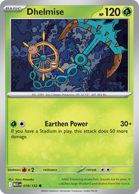 018/132 - Dhelmise - Mega Evolution - Common