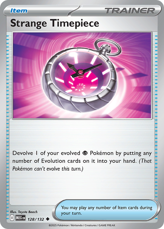 128/132 - Strange Timepiece - Mega Evolution - Uncommon