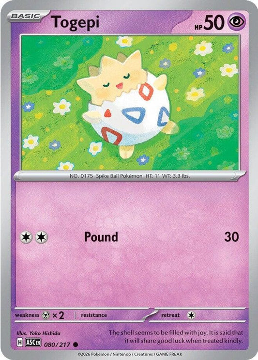 080/217 - Togepi - Ascended Heroes - Common