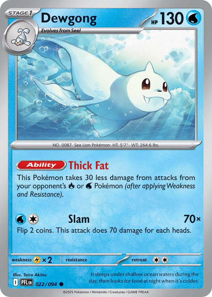 022/094 - Dewgong - Phantasmal Flames - Common