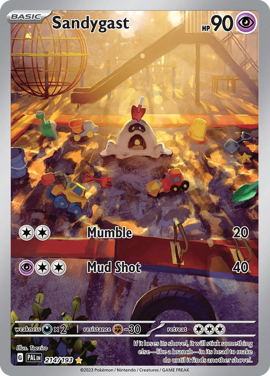 214/193 - Sandygast HOLO - Paldea Evolved - Illustration Rare