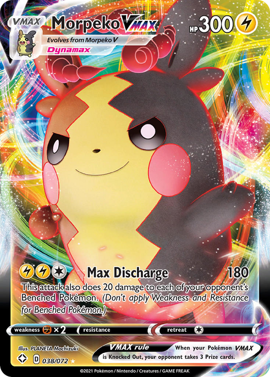 038/072 - Morpeko VMAX HOLO - Shining Fates - Ultra Rare