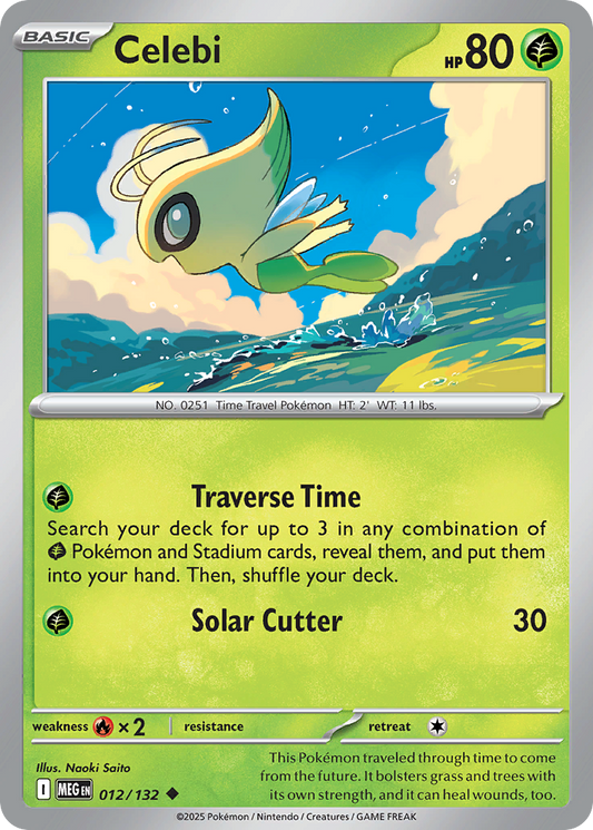 012/132 - Celebi - Mega Evolution - Uncommon