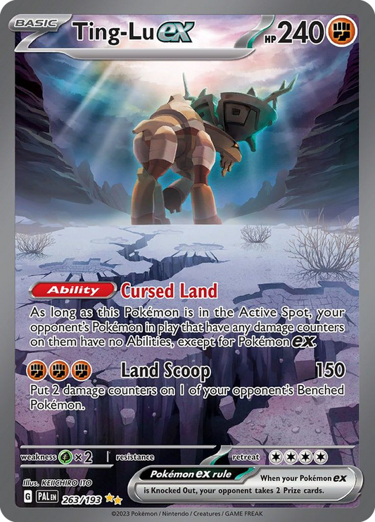 263/193 - Ting-Lu ex HOLO - Paldea Evolved - Special Illustration Rare