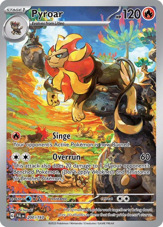 200/193 - Pyroar HOLO - Paldea Evolved - Illustration Rare