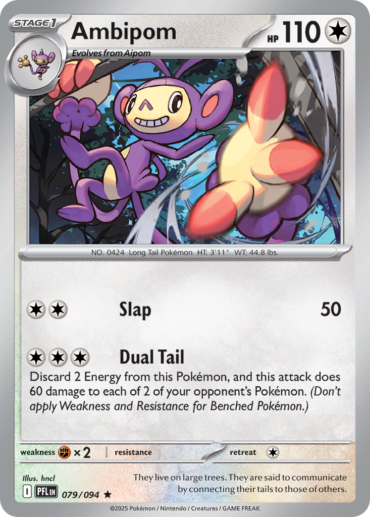 079/094 - Ambipom - Phantasmal Flames - Rare