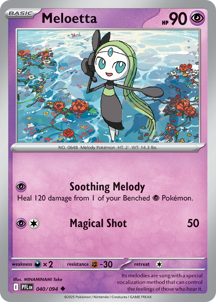 040/094 - Meloetta - Phantasmal Flames - Uncommon