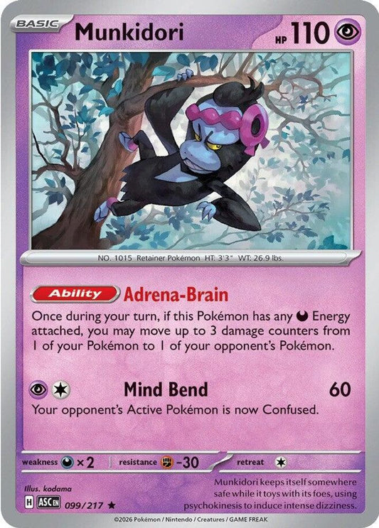 099/217 - Munkidori - Ascended Heroes - Rare