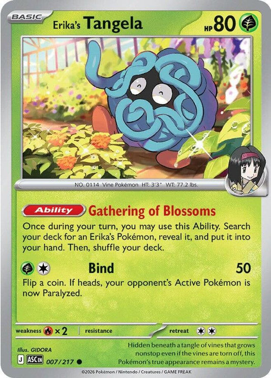 007/217 - Erika's Tangela - Ascended Heroes - Common