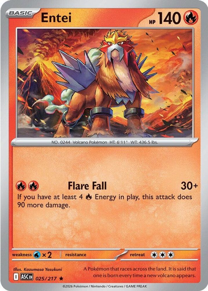 025/217 - Entei - Ascended Heroes - Rare