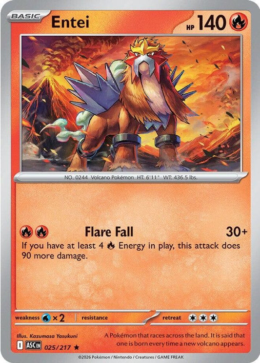 025/217 - Entei - Ascended Heroes - Rare
